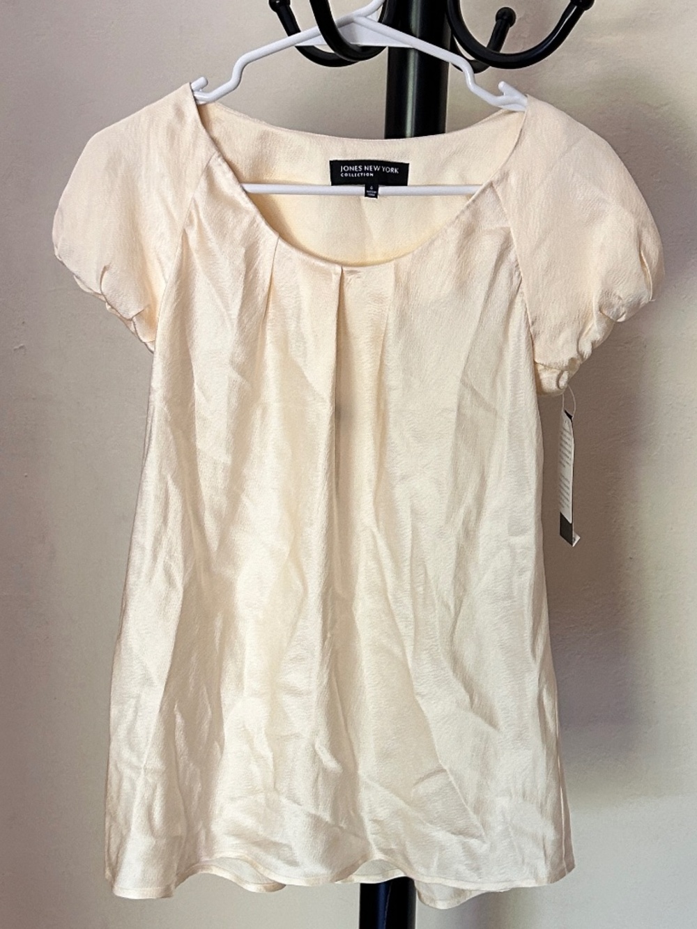 Extra Fine Silk Extra Soft Ivory Blouse Top